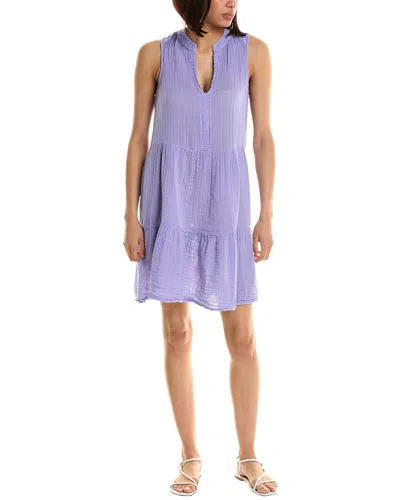 Michael Stars Daisy Mini Dress In Purple