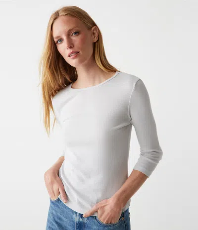 Michael Stars Dakota 3/4 Sleeve Tee In Seacrest