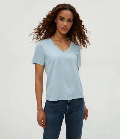 Michael Stars Daria V-neck Tee In Fountain