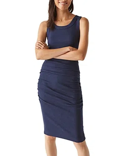 Michael Stars Demi Ruched Tank Dress In Nocturnal