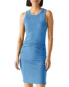 Michael Stars Demi Sleeveless Fitted Dress In Salt Water