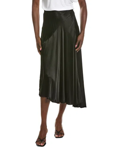 Michael Stars Desi Asymmetrical Midi Skirt In Black