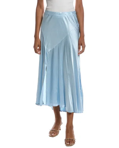 Michael Stars Desi Asymmetrical Midi Skirt In Black