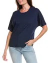 Michael Stars Dua Supima Tee In Blue