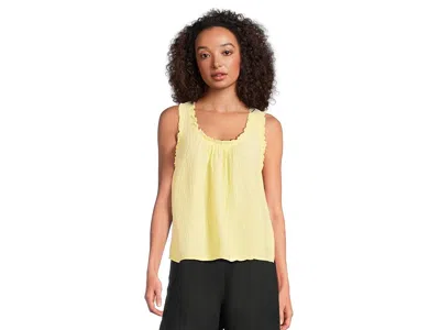 Michael Stars Devon Scoop Neck Tank Top In Yellow