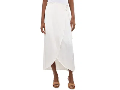 Michael Stars Diane Wrap Midi Skirt Women's Skirt Chalk: Xs (us 0-2) In White