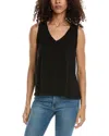 MICHAEL STARS MICHAEL STARS DINA FABRIC MIX V-NECK TANK