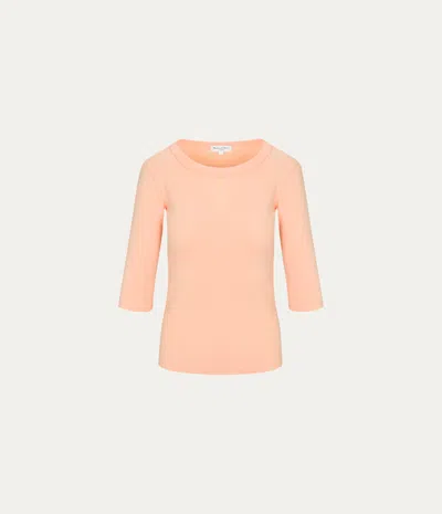 Michael Stars Dot 3/4 Sleeve Tee In Blue