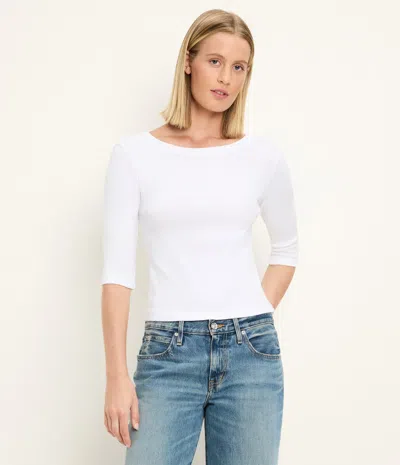 Michael Stars Dot Tee In White