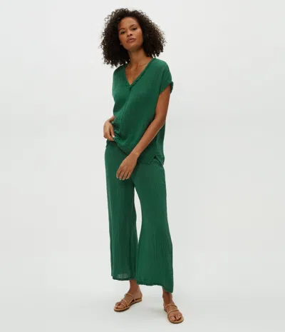 Michael Stars Draya Gauze V-neck Top