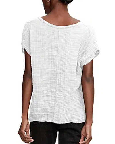 Michael Stars Nina Linen-blend Sweater In Harbor