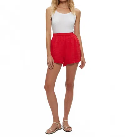 MICHAEL STARS DREAM GAUZE FLUTTER SHORT IN RUMBA