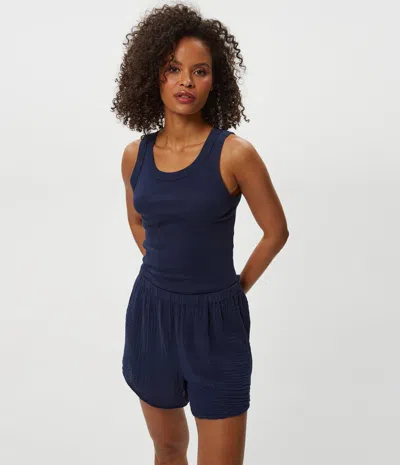Michael Stars Dream Gauze Flutter Short In White