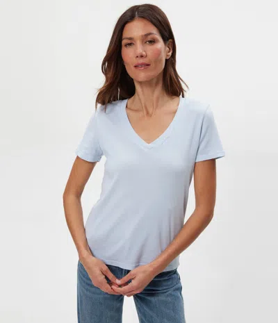 Michael Stars Dylan V-neck Tee In Blue