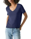 Michael Stars Dylan V Neck Tee In Blue