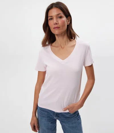 Michael Stars Dylan V-neck Tee In Purple