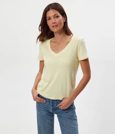 Michael Stars Dylan V-neck Tee In Neutral