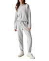 Michael Stars Eden Cotton Jogger In Heather Grey In Heather Grey