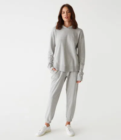 Michael Stars Eden Cotton Jogger In Heather Grey In Gray