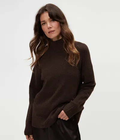 Michael Stars Effy Turtleneck Sweater In Java