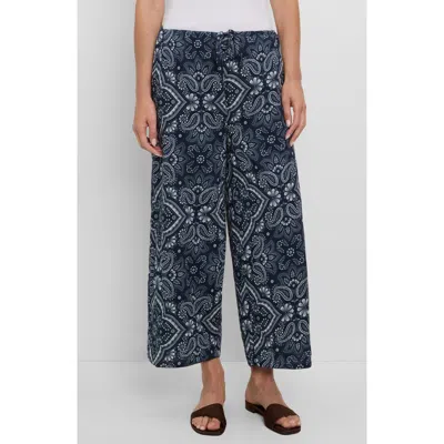 Michael Stars Elara Drawstring Waist Pants In Blue