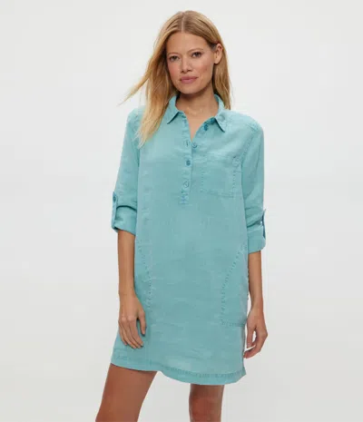 Michael Stars Eleanor Linen Shirt Dress