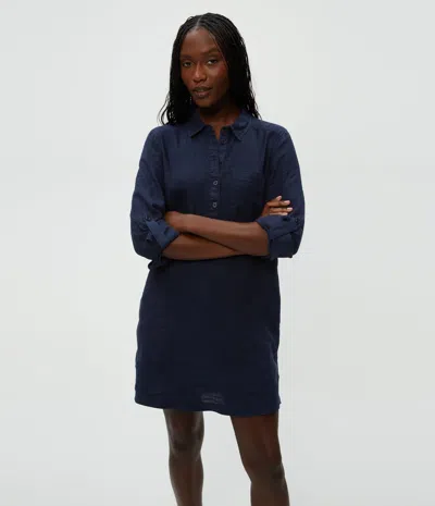 Michael Stars Eleanor Linen Shirt Dress