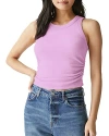 Michael Stars Ella Crop Tank Top In Smoothie