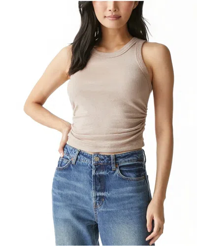 Michael Stars Ella Crop Tank In Yellow