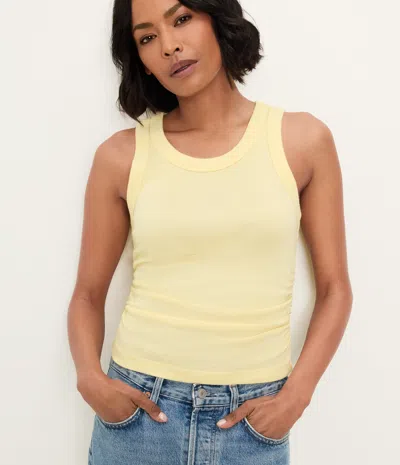 Michael Stars Ella Shine Tank In Yellow