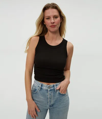 Michael Stars Ella Shine Tank In Black