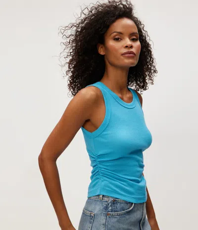 Michael Stars Ella Shine Tank In Yellow