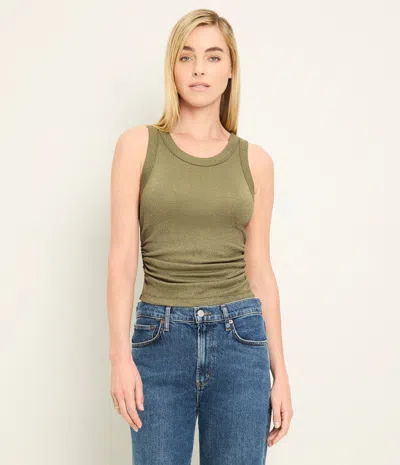 Michael Stars Ella Shine Tank In Yellow