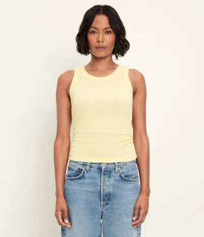Michael Stars Ella Shine Tank In Yellow
