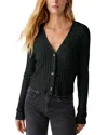 Michael Stars Ellis Cardigan Top In Black
