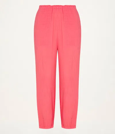 Michael Stars Elsa Gauze Jogger In Blue
