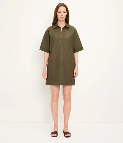 Michael Stars Emmeline Shirtdress In Green