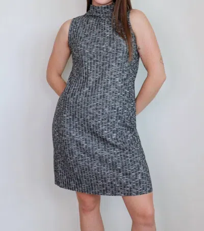 Michael Stars Emmy Dress In Black Marble