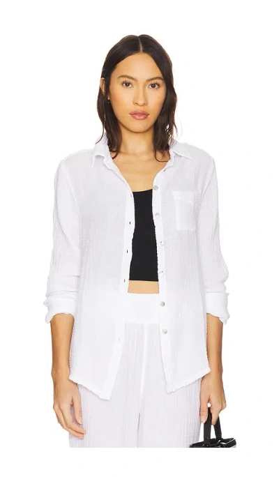 Michael Stars Ernie With Pocket Top In White