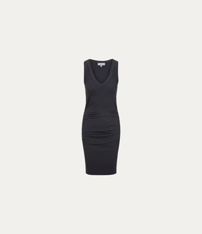 Michael Stars Esme Ribbed Dress In Oxide