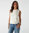 Michael Stars Estelle Sweater Vest In Chalk