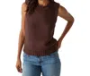 Michael Stars Estelle Sweater Vest In Java In Multi