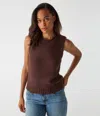 Michael Stars Estelle Sweater Vest In Java In Java