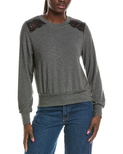 Michael Stars Esther Pullover In Gray