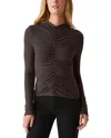 Michael Stars Evelyn Ruched Top In Java