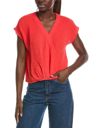 Michael Stars Evie Gauze Top In Spz-spritz