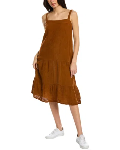 Michael Stars Evie Midi Dress In Red