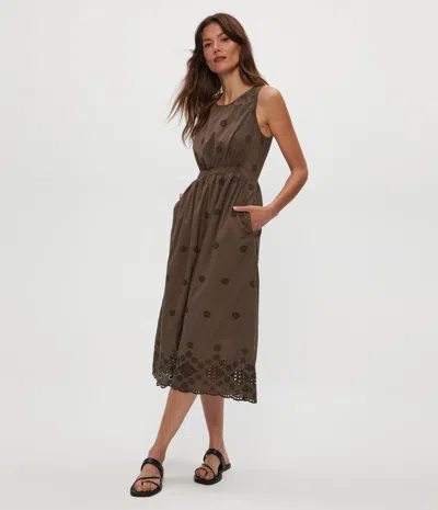 Michael Stars Faith Eyelet Midi Dress