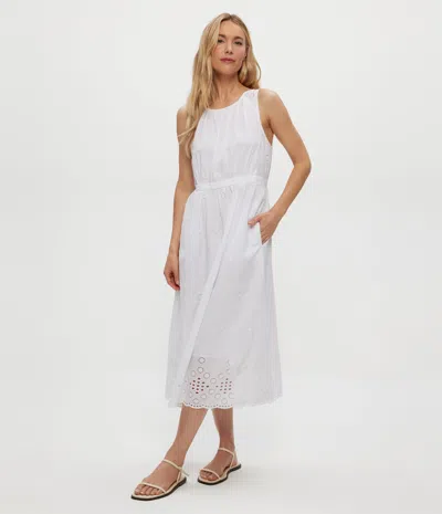 MICHAEL STARS FAITH EYELET MIDI DRESS