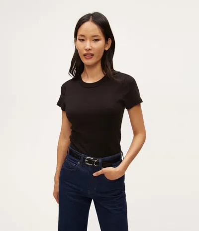 Michael Stars Fallon Shine Tee In Linden
